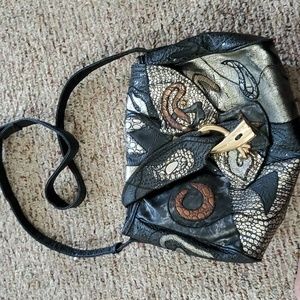 Vintage Alenino Faux leather crossbody